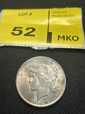 1922 Peace Dollar