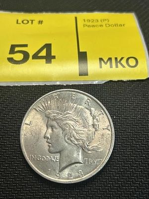 1923 Peace Dollar