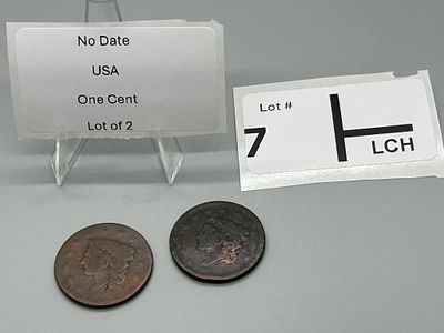 US 1800's One Cent. No Date