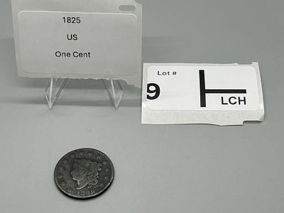 1825 Coronet Head Cent