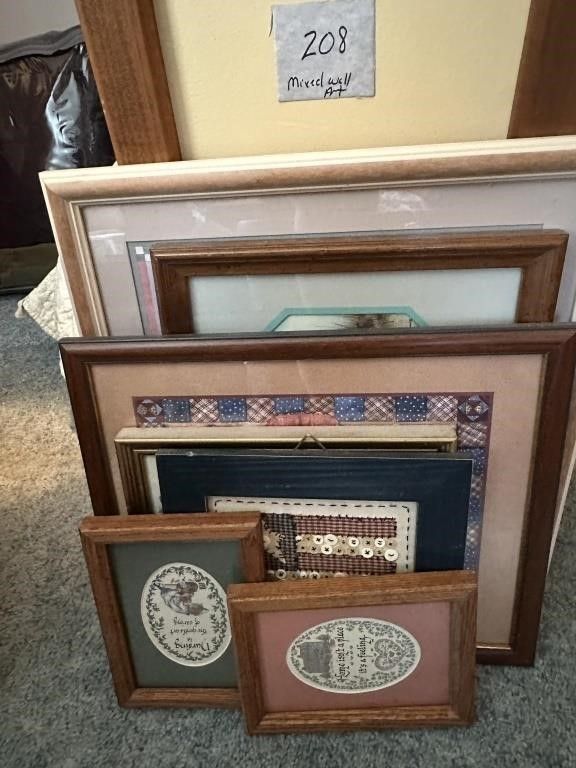 Lot 208: Mixed Country Style Wall Art