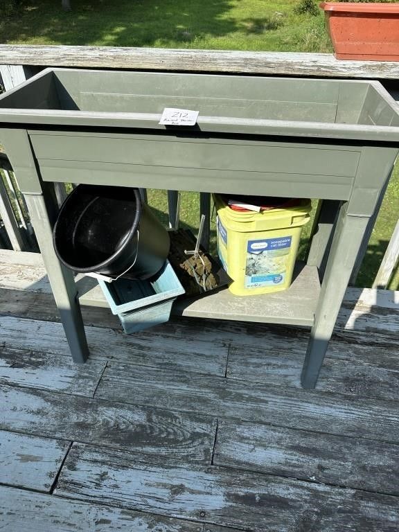 Lot 212: Raised Planter Box