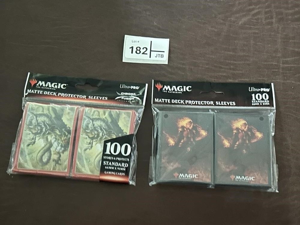 Lot 182: Ulta-Pro Card Sleeve  - 100 Count - Lot of 2