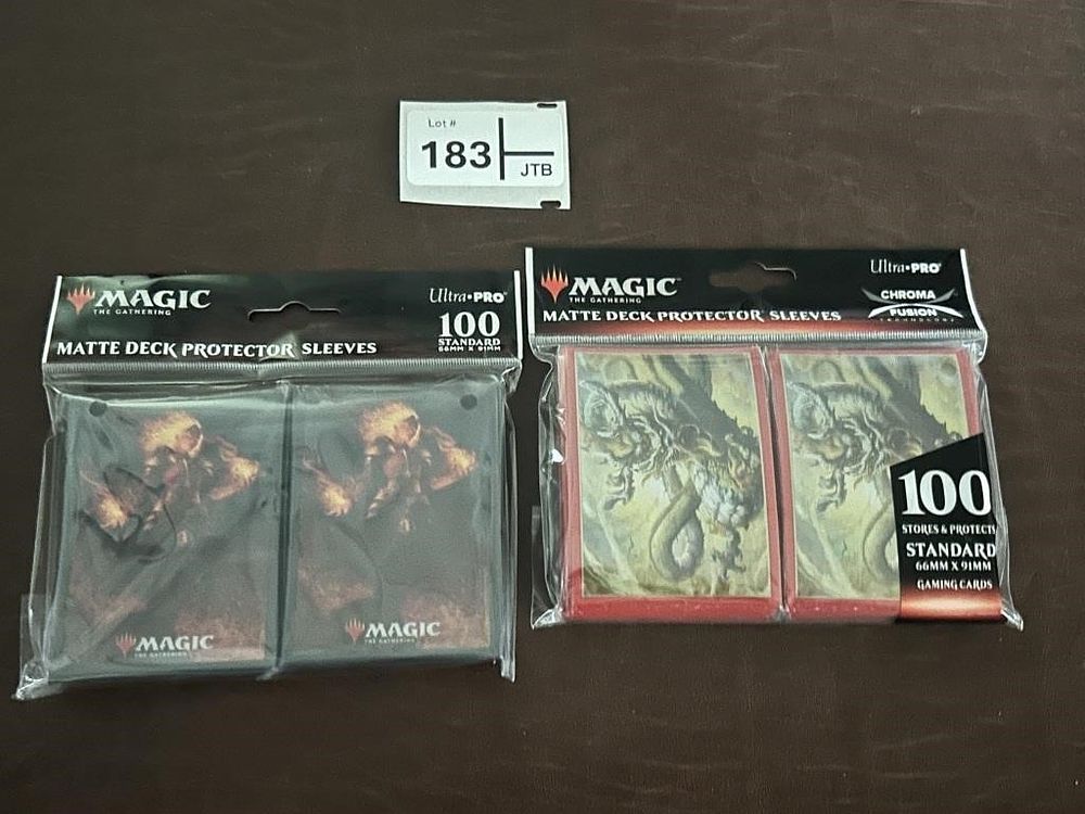 Lot 183: Ulta-Pro Card Sleeve  - 100 Count - Lot of 2