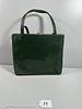 Vintage Dover Dark Forest Green Faux Leather Handb. A vintage Dover handbag, made in U.S.A. This Image - 1