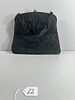Garay Black Pleated Satin Evening Bag. A vintage Garay black pleated satin evening bag. This Image - 1