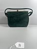 Elite PURSES NEW YORK Dark Green Suede Handbag, 7. An Elite PURSES NEW YORK dark green suede Image - 1