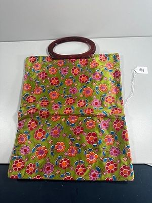 Lady's Pride Vintage Floral Folding Tote Bag, 1960. A Lady's Pride Vintage Floral Folding Tote 