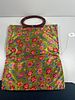 Lady's Pride Vintage Floral Folding Tote Bag, 1960. A Lady's Pride Vintage Floral Folding Tote Image - 1