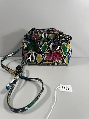 A Mini Purse Snakeskin Print Flap Satchel Bag. This contemporary structured handbag is 