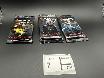 MTG Core Set 2020 - Booster Pack Lot of 3. Sealed