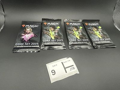 MTG Core Set 2019 - Booster Pack Lot of 4. Sealed
