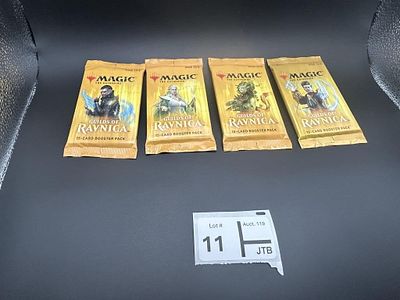 MTG Guilds of Ravnica - Booster Pack Lot of 4. Sealed