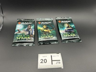 War of the Spark - Booster Pack Lot of 3. Sealed