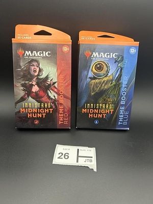 Innistrad: Midnight Hunt - Theme Booster Lot of 2. SealedInnistrad: Midnight Hunt - Theme 