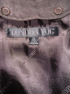 London Fog Men's Trench Style Coat. Removable Cashmere Lining Size 30R