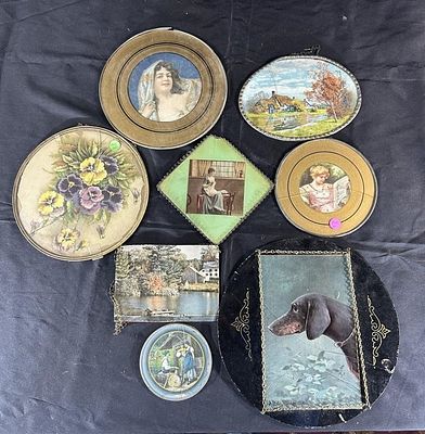 8 Damaged Flue Covers. all show significant signs of damage