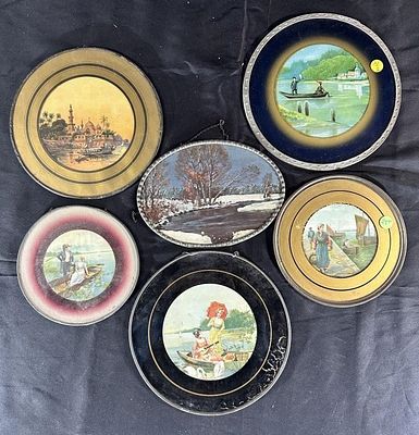 6 Waterfront Scene Flue Covers