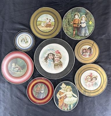 9 Victorian Flue Covers Featuring Children