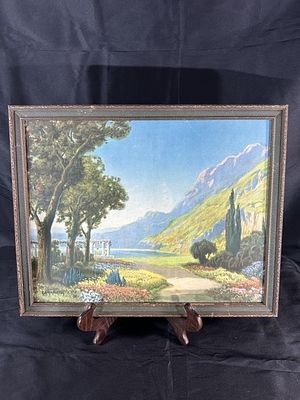 Robert Atkinson Fox (1860-1935) "Perfect Day". Print; Framed under glass to 19.5' x 15.5"