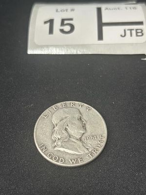 1951 Franklin Silver Half Dollar