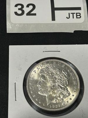 1921 Morgan Silver Dollar;