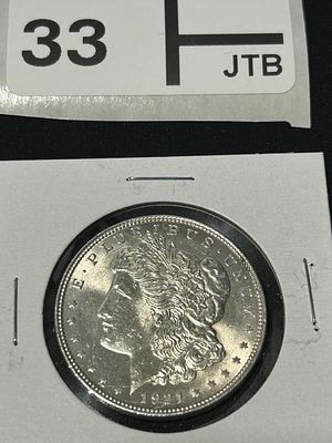 1921 Morgan Silver Dollar. Appears BU