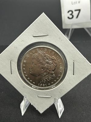 1921 Morgan Silver Dollar. Appears BU