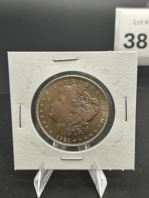 1921 Morgan Silver Dollar. Appears BU