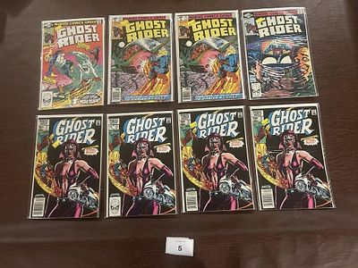 Ghost Rider Comic Book Lot of 8. #59 #45 x 2 #58 #75 x 4