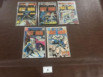 BATMAN Comic Book Lot of 5. #272 #274 #275 #285 #289