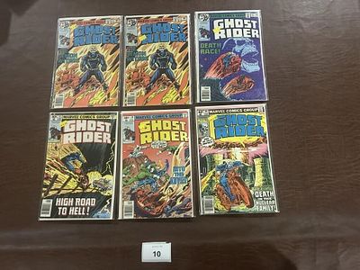 Ghost Rider Comic Book Lot of 6. #40 #39 #37 #35 #34 x 2