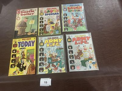 Vintage Comic Lot of 6 Sad Sack Army Life
