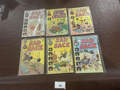 Vintage Comic Book Lot of 6 Sad Sack