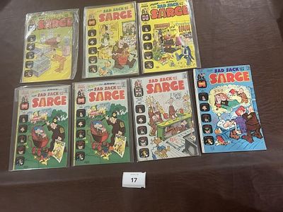 Vintage Comic Lot of 7 Sad Sack and the Sarge