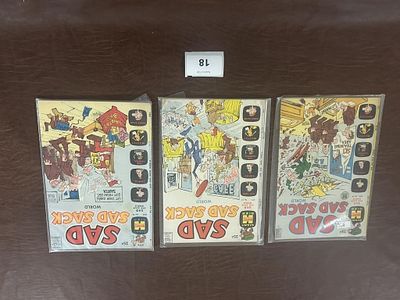 Vintage Comic Book Lot of 3 Sad Sad Sack World