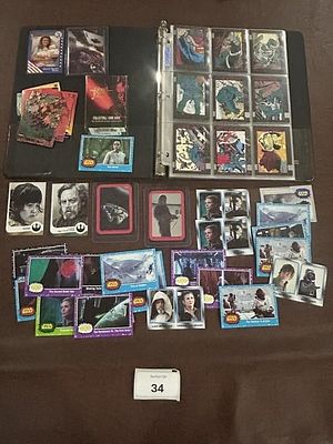 Collector Card Lot: Star Wars. Death of Suparman Complete with inserts.