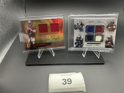 Football Card Auto & Patch Lot: