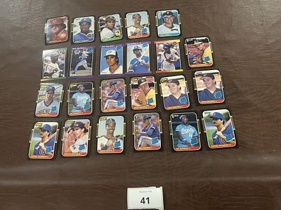 Basball Card Rookie Lot+:. Greg Maddux RC Rafael Palmeiro RC Bo Jackson RC
