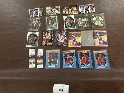 Basketball Card Lot with 2 Game Stubs