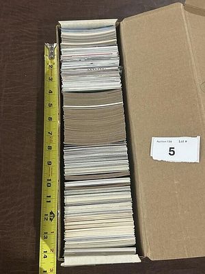 Box of lot of Cards Appears Late 80's-00's. Baseball