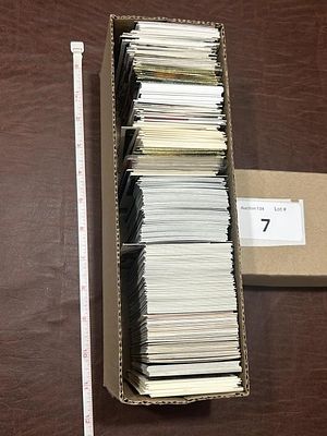 Box of lot of Cards Appears Late 80's-00's. Football