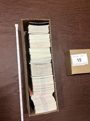 Box of lot of Cards Appears Late1992-93 Fleer. Basketball