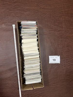 Box of lot of Cards Appears Late 80's-00's. Football