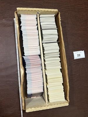 Box lot of Cards Appears Basketball. Appears to be 91 Fleer & 90/91 NBA Hoops