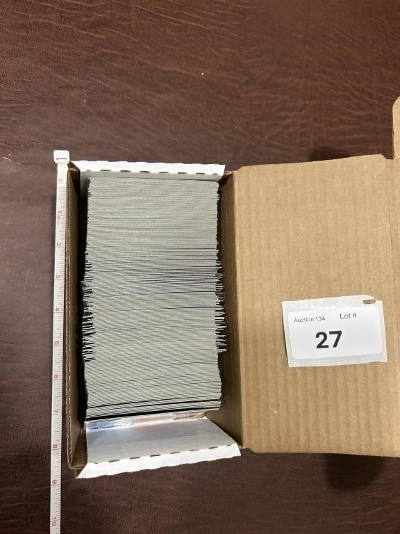 Box Lot of Baseball cards. Appears to be 1996 Topps finest