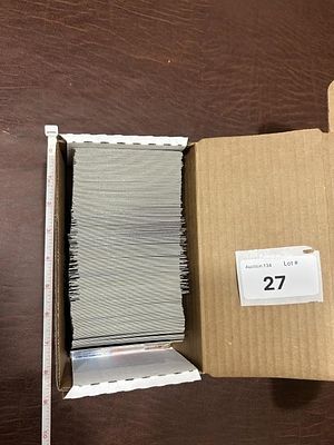 Box Lot of Baseball cards. Appears to be 1996 Topps finest