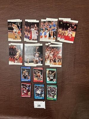 Lot of Basketball Cards & Stickers. 1993-94 Panini Stickers 1993 Classic Futures