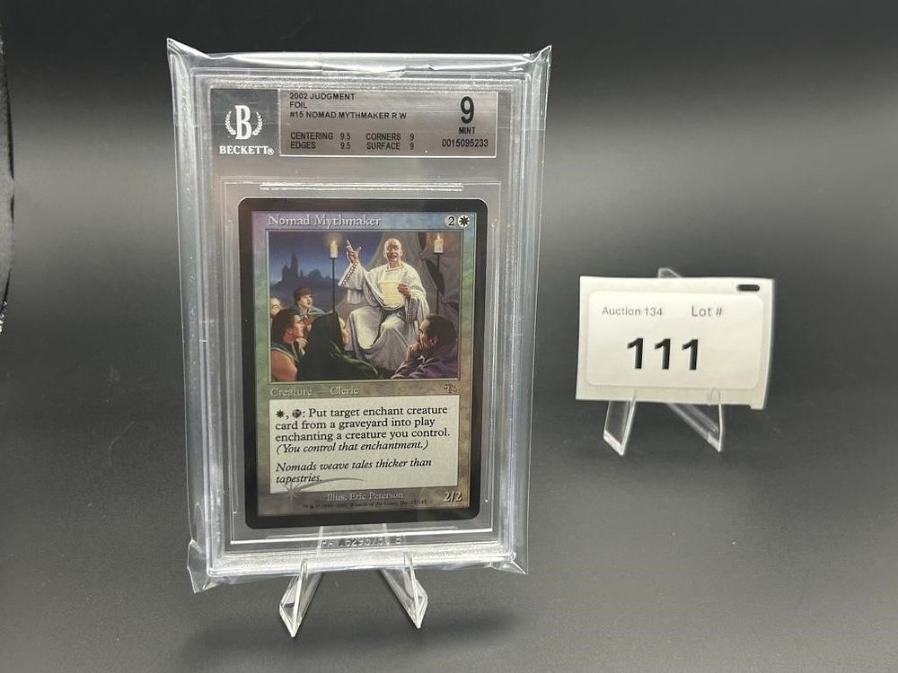 MTG Nomad Mythmaker FOIL. Judgment 
Graded Beckett 9