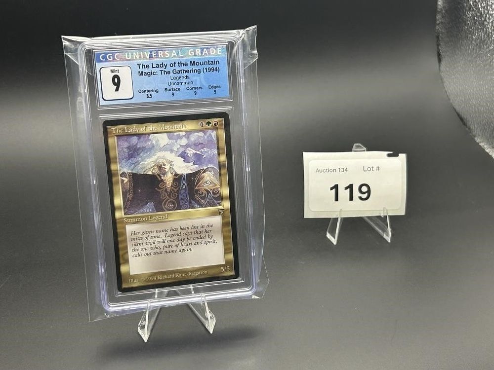 MTG The Lady of The Mountain. Legends 
Graded CGC 9